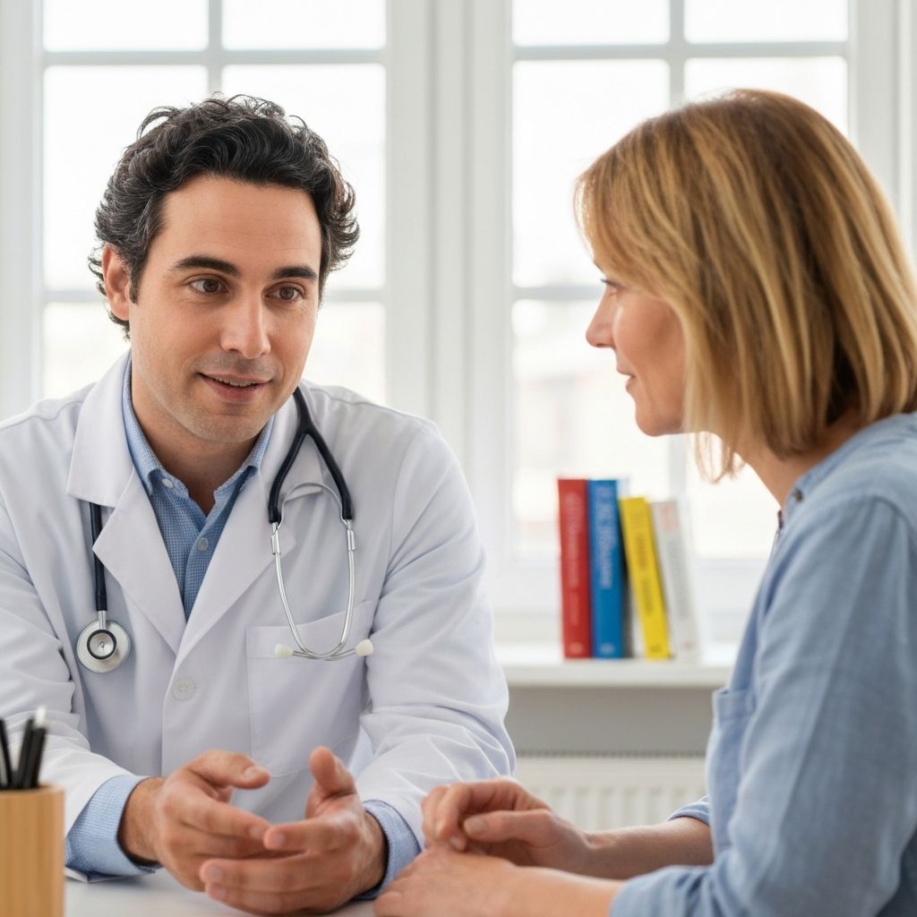 Doctor discussing eGFR results with patient